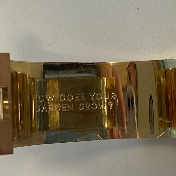 Kate Spade Pink Goldtone Bangle watch, new condition, Live Colorfully - Picture 5 of 10